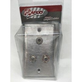 Rapco International | Single Gang Wallplate w/ 3 Triangle #11 | SP3-11