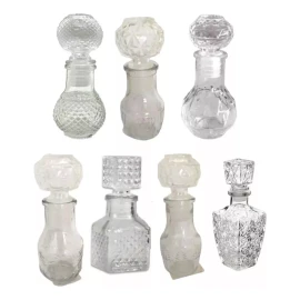 MITORRI Licorera De Cristal Mini 60ml Caja Con 20piezas