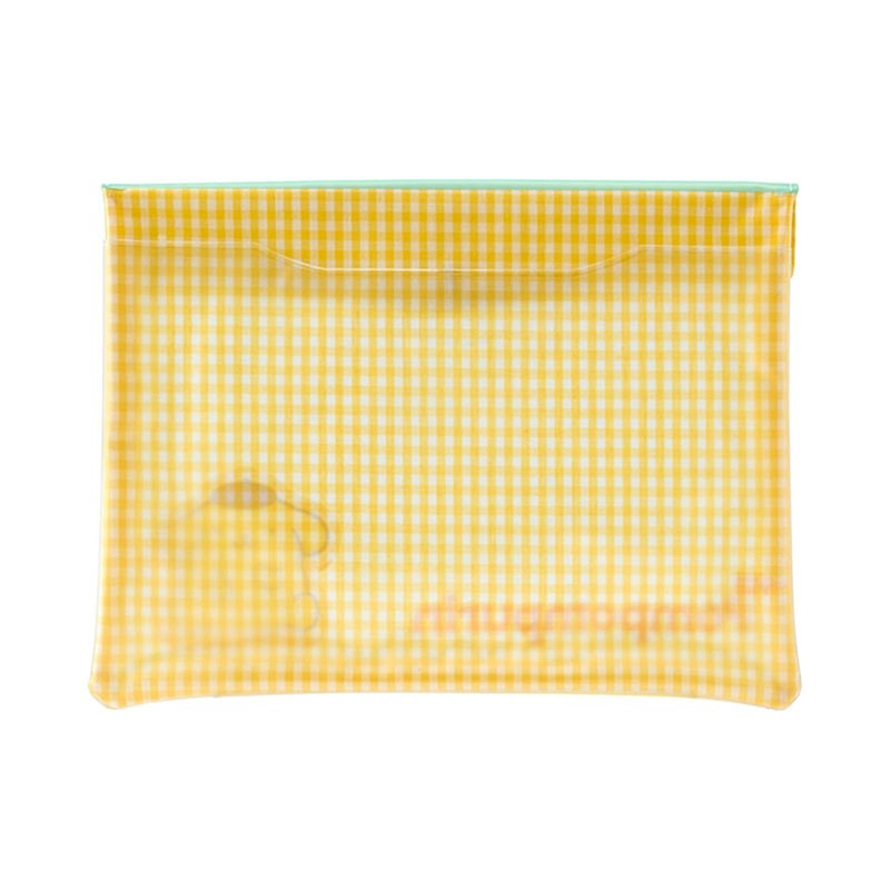 Sanrio 642908 Clear Flat Case, Pom Pom Purin, PVC, Laminated