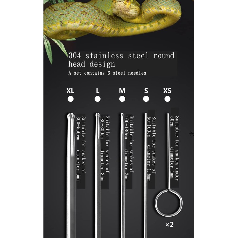 Abu I Pet Professional Reptiles Ball Tip Snake Sexing Kit
