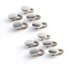 Stretchy Button Pant Extender [10-Pack] - Durable, Flexible Metal -