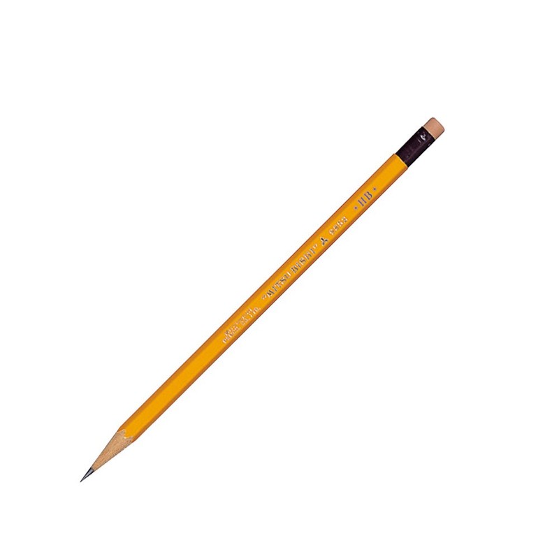 Mitsubishi Pencil Pencil 9852 HB Pencil with Eraser, Pack of