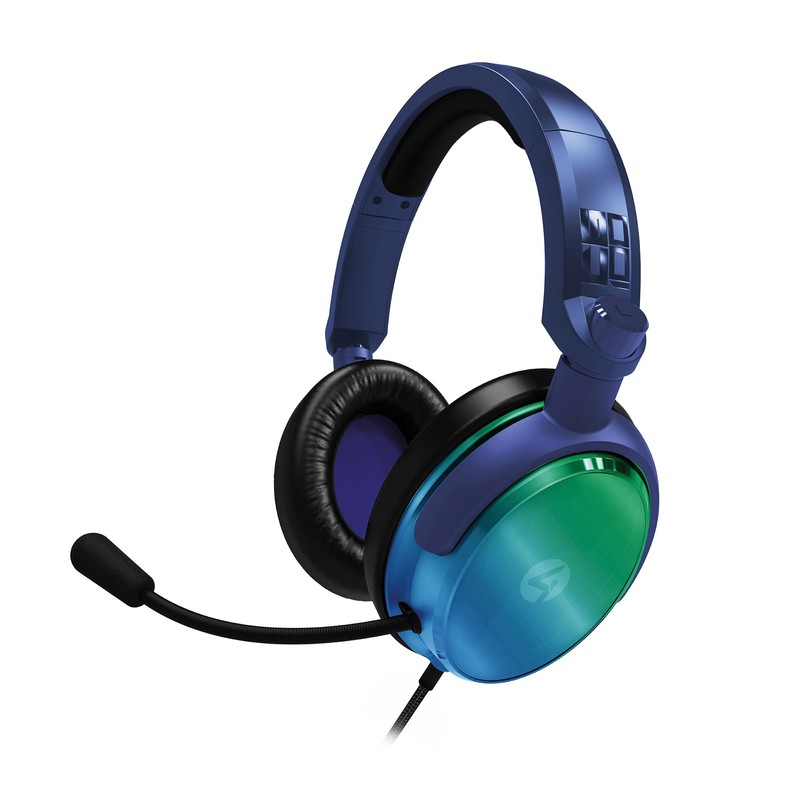 4Gamers C6-100 Gaming Headset Strike - Green & Blue