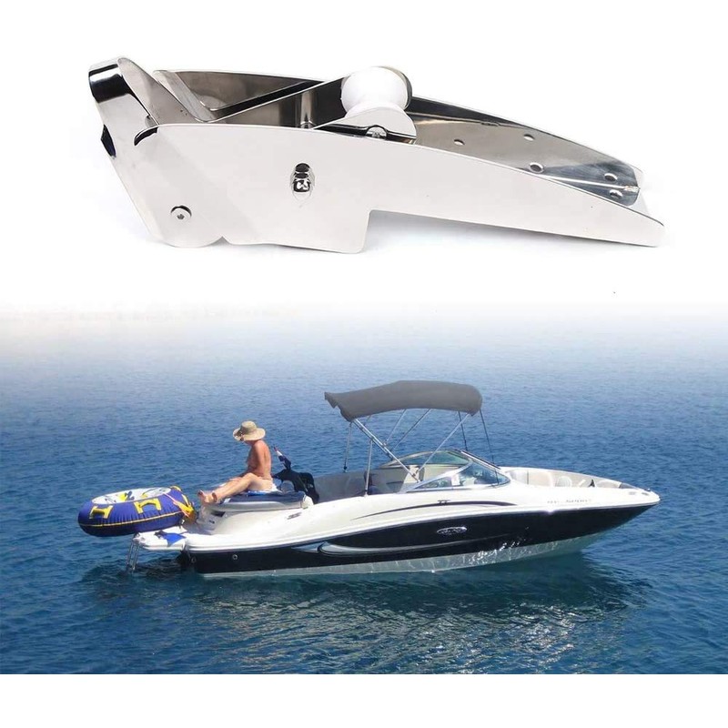 ISURE MARINE AISI 316 Stainless Steel Hinged Self-Launching Bow Anchor