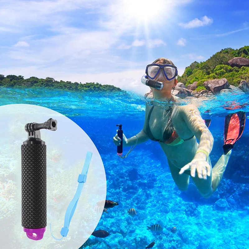 Geila Waterproof Floating Hand Grip Tripod Stick Handle Mount Accessories