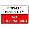 The Signal Range Pack of 2 rigid plastic signs 300mm