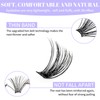 DIY Lash Clusters D Curl Fluffy Wispy Eyelash Extensions