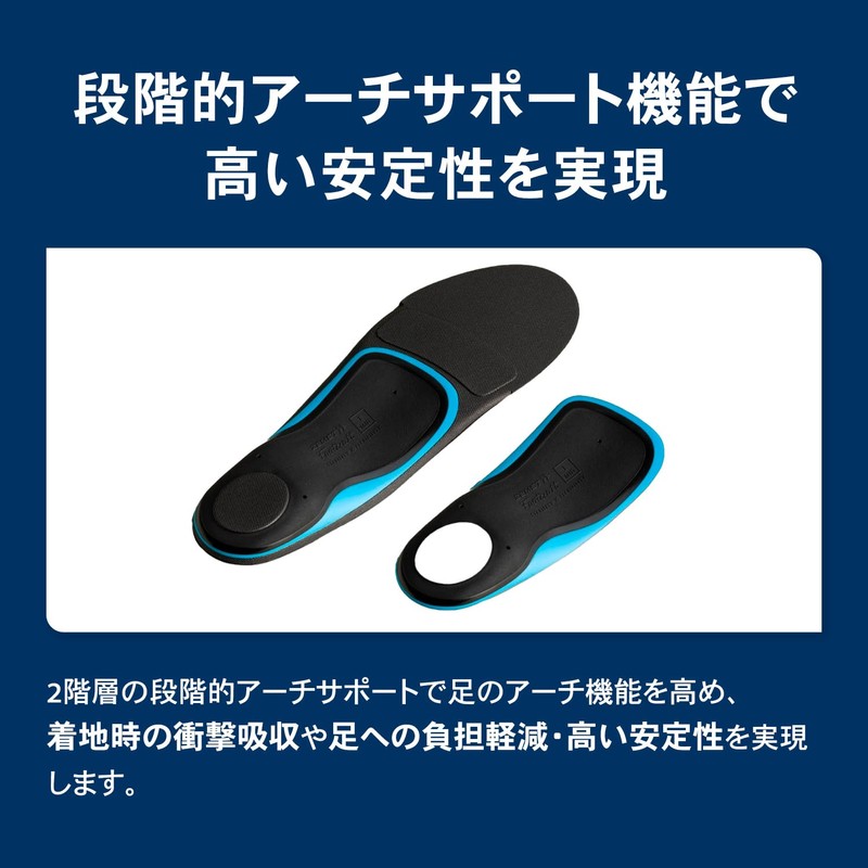 ZAMST 379812 Footcraft Insole, Favored by the J. League, Football