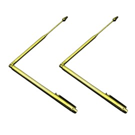 EUYKQNOI Pack of 2 Copper Dowsing Rods, Diving Sticks for Treasure Hunting, Tracing Spiritual Energy, Water Diving, Finding Lost Items or Yes/No Questions!
