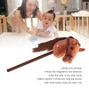 70cm Height Plush Horse Stick Toy Cute Expression 2 Sound