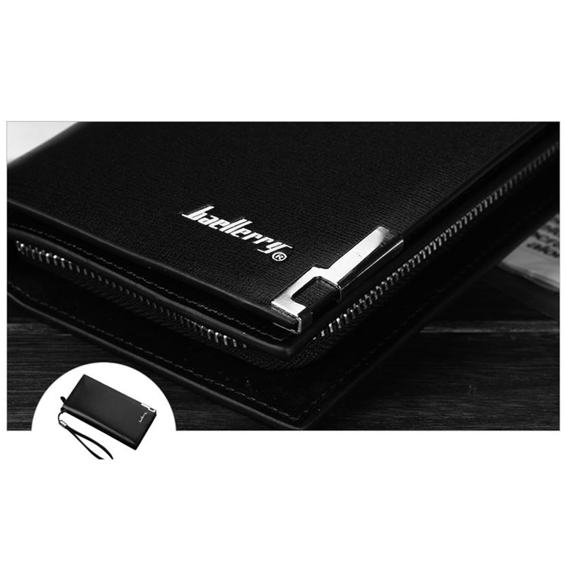 YUEcthynous Men's Long Leather Wallet Large with Many Compartments Design,