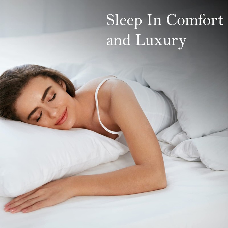 Linens World Egyptian Cotton Fitted Sheets Breathable, Anti Wrinkle 40cm