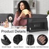 uxcell Mesh Makeup Bag, Large Capacity Travel Zipper Cosmetic Bags,
