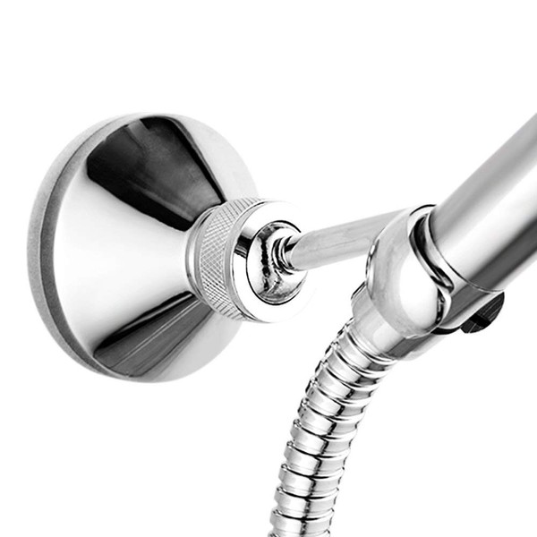 Queta Shower Holder Brass Swivel Adjustable Shower Head Holder Wall Mount Removable Hand Shower