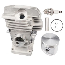 1141 020 1206 Cylinder Piston 47mm for Stihl MS291 MS291C Chainsaw, 47mm Big Bore for Stihl MS271 MS271C Chainsaw(Round Style Intake)