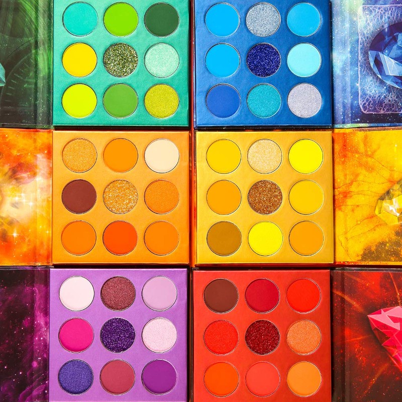 docolor Eyeshadow Palette 54Colors Gemstone Eye Shadow Palette Highly Pigmented
