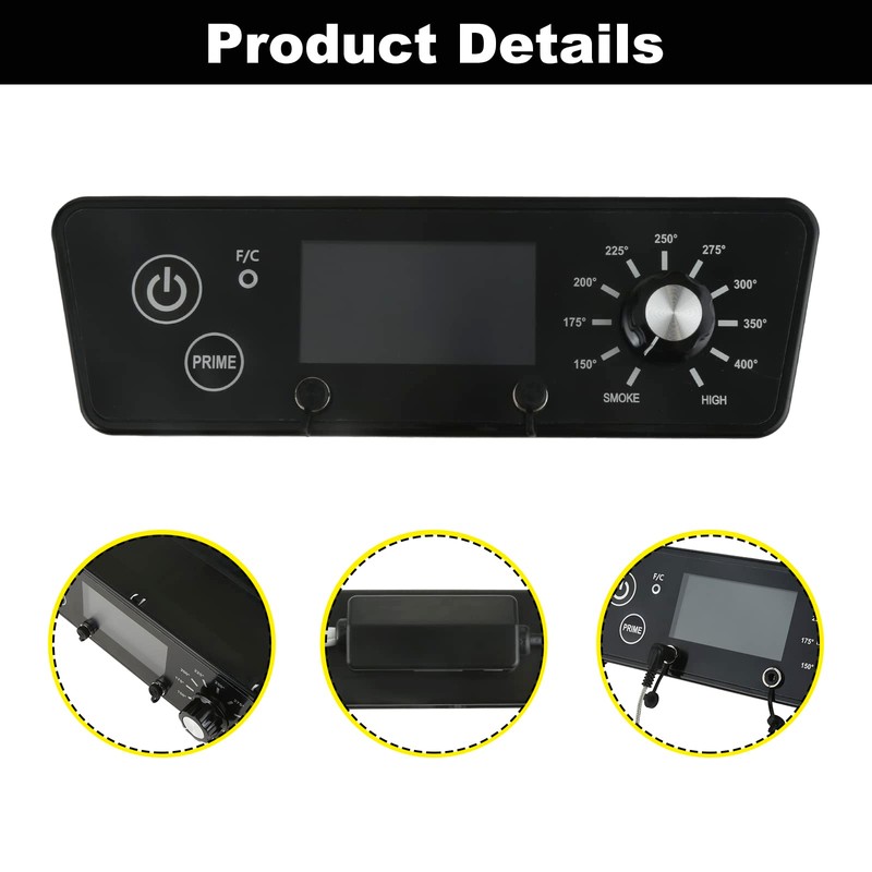 Digital Thermostat Controller Board Kit Replacement for Pit BOSS 3/4/5
