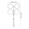 Optometry Flip, Professional Portable White Plastic Optical Flipper for Amblyopia