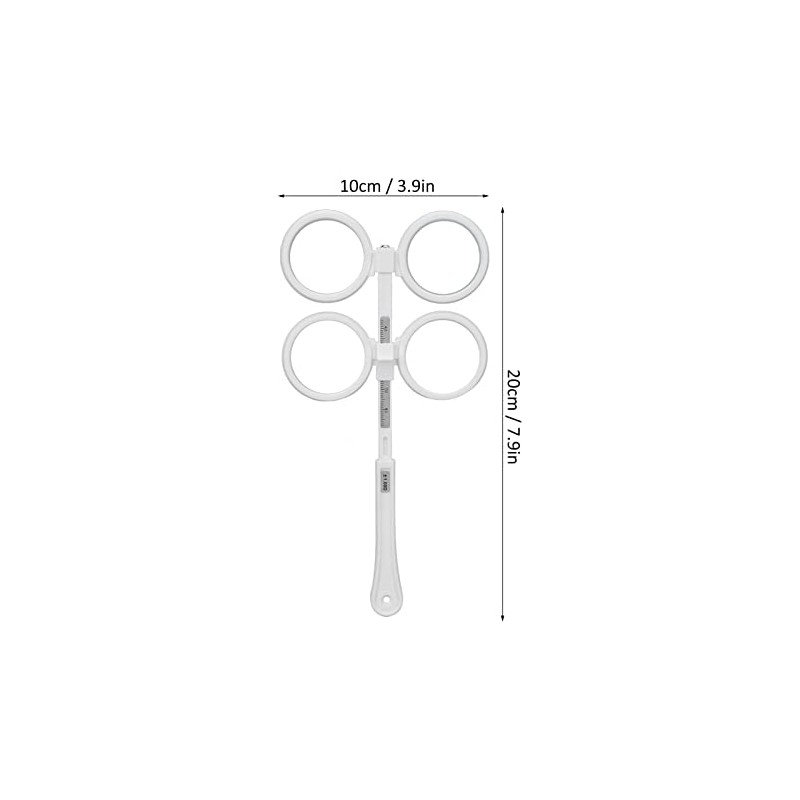 Optometry Flip, Professional Portable White Plastic Optical Flipper for Amblyopia