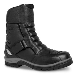 WORKLAND 77418 Motorcycle Boots Men - Leather Boots with Protections - Motorcycle Shoes for Men - Rubber Sole Slip Resistant and Reflective Motorcycle Riding Boots - Botas para Motocicleta Hombre,