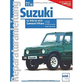 Suzuki SJ 410 bis 1986 (1,0 Ltr.), SJ 413 bis 1984-88 (1,3 Ltr): Samurai ab Baujahr 1988 (1,3 Ltr. mit Vergaser), Vitara ab Baujahr 1989 (1,6 Ltr. mit ... und Einspritzung), Vitara mit 1,6-V-Motor