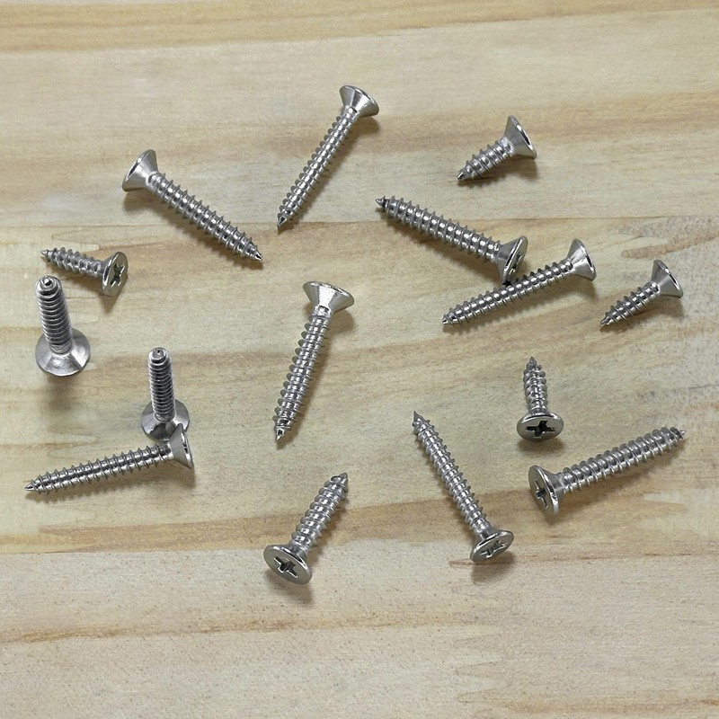 120 PCS Stainless Steel Outer Hex Self Tapping Self Drilling