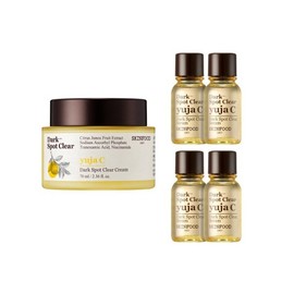 Headquarters Direct Volume UP Yuja Seed Blemish Clearing Cream 70ml + Free Gift (Yuja Seed Serum 14ml x 4) / 본사직영용량 UP 유자 씨 잡티 맑음 크림 70ml+증정(유자씨 세럼14ml 4개)