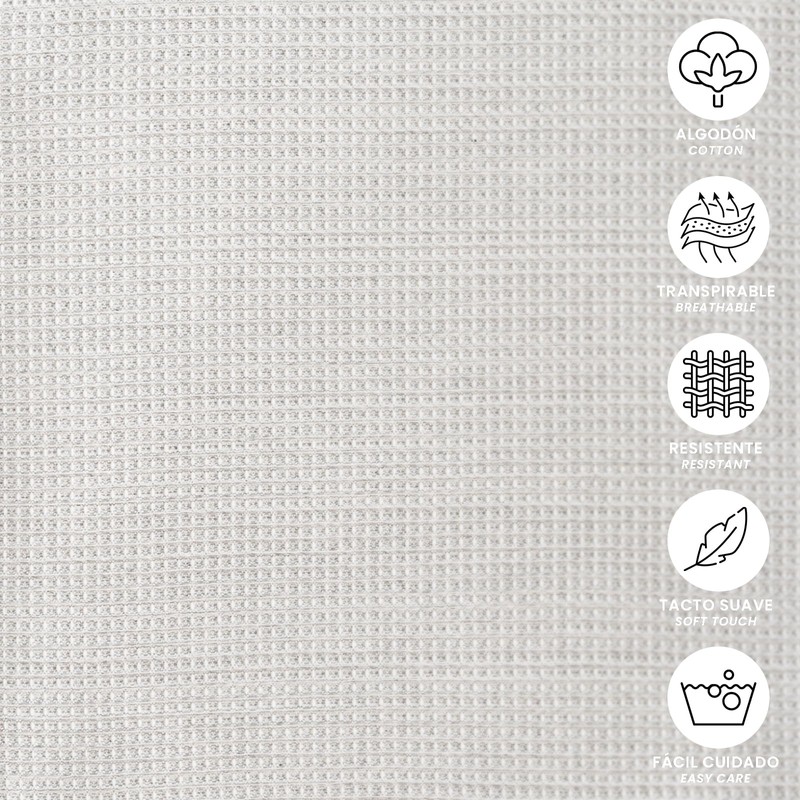 GAMUSI Fouta Pareo Beach Towel Light Honeycomb 190 x 180