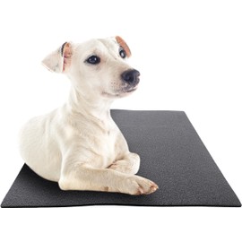 Uni Pro - Ruff Cushioned Dog Crate Mat, Black (Small)