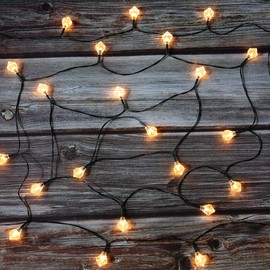 KKAAyueqin Diamond Solar String Lights, 6M/19.7FT, 30 Lights, Forever Love, Romantic Wedding Christmas Birthday Holiday Room Courtyard Decorative LED Lights, Warm White