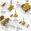 Door Lock Mortise Jig Kit for Wooden Doors – Precision