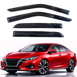 KPY Rain Guards Fit for 2020-2025 Nissan Sentra, Out-Channel Window Visors Vent Wind Deflectors 4PC, Car Accessories for 20-25 Sentra