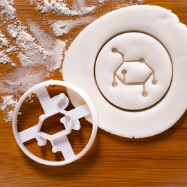 Glucose Molecule Cookie Cutter, 1 Piece. Bakerlogy