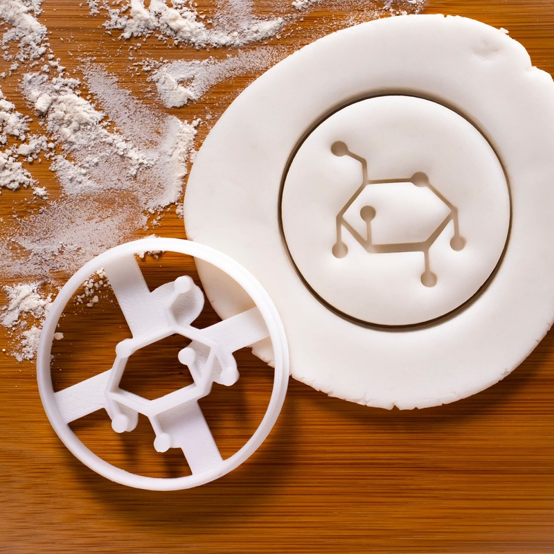 Glucose Molecule Cookie Cutter, 1 Piece. Bakerlogy