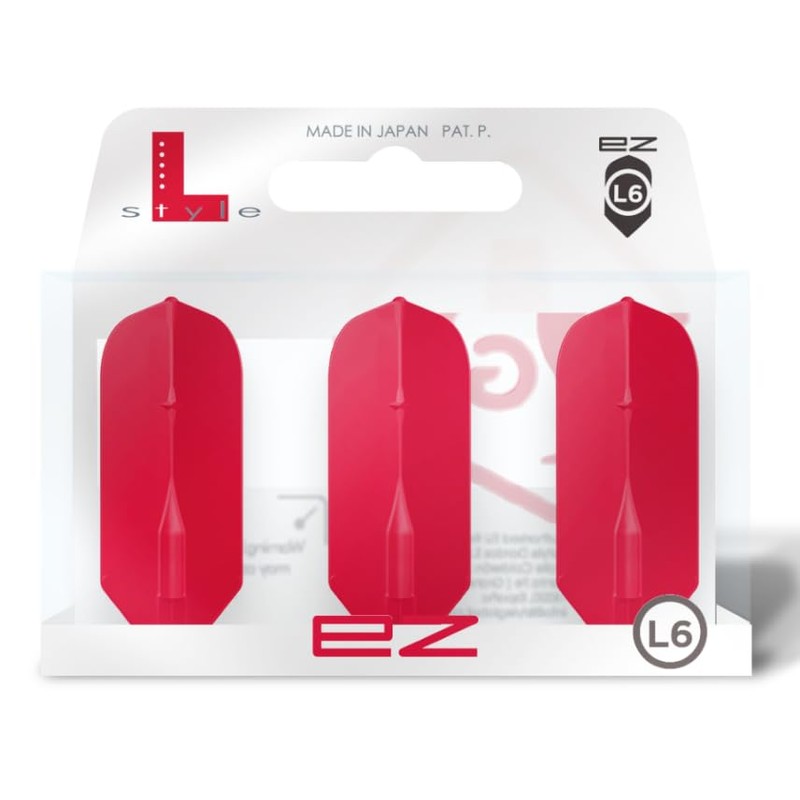 L-Style EZ L6 Slim Red Dart Flights