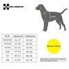 SMALL COMBINATION Nylon Dog Harness, Reflective Strips, Adjustable Straps, Bright