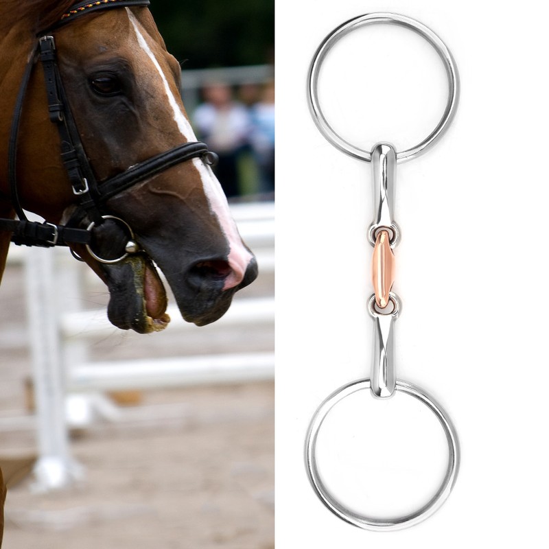 Stainless Steel Thickeness Bit Loose Mouth Bit Roller for Horse