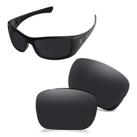 AOZAN ANSI Z87.1 Replacement Lenses Compatible with Oakley Hijinx Sunglasses, A010EU-OBLACK, A010EU-OBLACK, Onyx Black Polarised