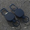 Durable Retractable Keychain, Carabiner ID Holder, Tactical ID Card Holder,ID