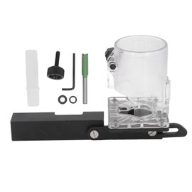 Invisible Fastener Slotting Bracket Aluminum Alloy Wood Trimmer Router Slotting Locator for 65mm Trimming Machine