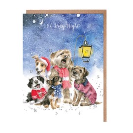 Wrendale Designs - 'O Holy Night' Advent Calendar Card