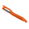 Suncraft FC-117 Freshly Shaped Kinpira Peeler, Made in Japan, Orange