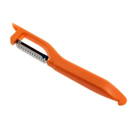 Suncraft FC-117 Freshly Shaped Kinpira Peeler, Made in Japan, Orange