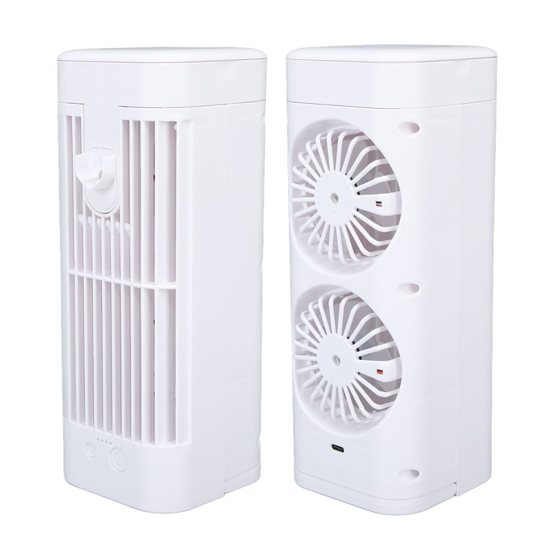 Desk Night Light Fan Power Adjustable Space Saving Quiet Multifunctional