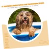 NOLITOY Outdoor Foldable Pool Cover for Round Pools Pet Swimming