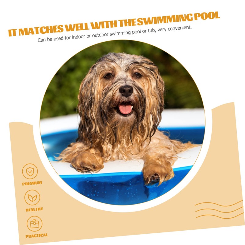 NOLITOY Outdoor Foldable Pool Cover for Round Pools Pet Swimming