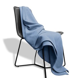 MV Sport Lightweight Sweatshirt Blanket Throw – Warm & Cozy, Breathable Oversized Fleece Knit, Couch, Bed, Travel, Cold Nights, and Outdoors – Soft Light Weight Blanket 54" x 84" Ocean