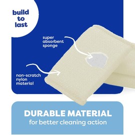 24 Pack Scrub Sponges Kitchen by SCRUBIT, Multi-Purpose Scouring Pads, Non-Scratch Cleaning Sponges for Dishes, Pots & Non-Stick Cookware - Long Lasting Dish Scrubbers for Kitchen, Bathroom & More