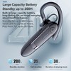 TMGADTDU Bluetooth Headset, Single-Ear Wireless Earpiece with ENC Noise Canceling