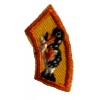 VTG Duck Bird Segment Patch Twill Orange Boy Scout BSA